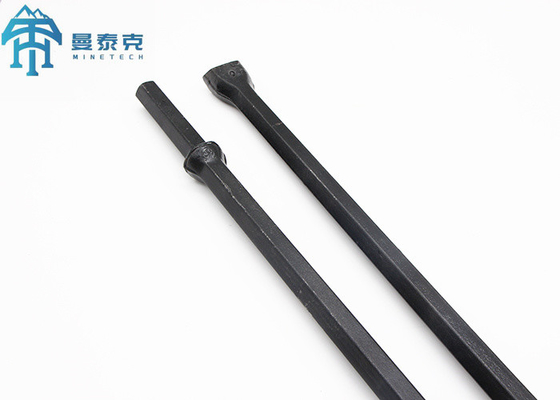 19 mm Pneumatico Esagonale Chisel Bit Integral Steel Drill Rod per la Perforazione di Fori Smaill