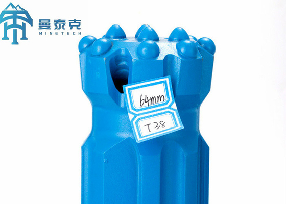 T38 3 INCH Strumenti di perforazione rocciosa Flat Face Retract Button Bit per la cava e l'estrazione mineraria