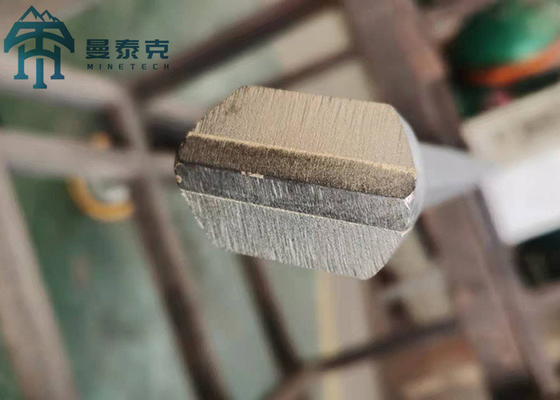 Cavità di perforazione della roccia di asta di perforazione della sfortuna di H22 108mm per miniere sotterranee