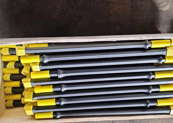 19 mm Pneumatico Esagonale Chisel Bit Integral Steel Drill Rod per la Perforazione di Fori Smaill