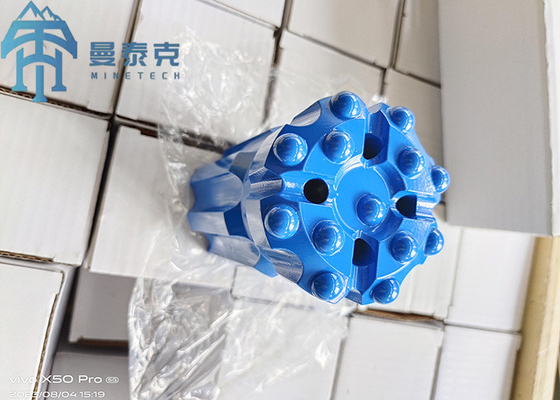 T38 3 INCH Strumenti di perforazione rocciosa Flat Face Retract Button Bit per la cava e l'estrazione mineraria