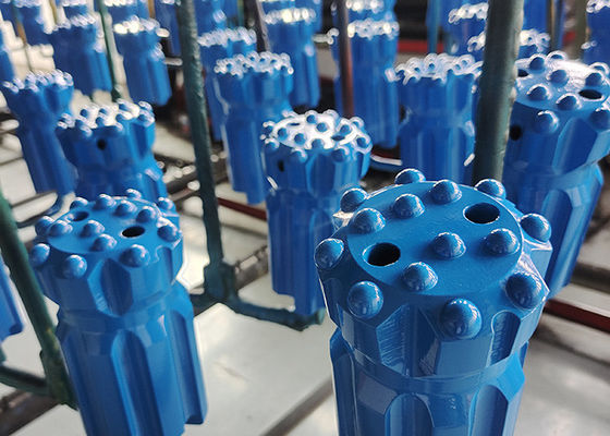 Top Hammer 76mm T45 Retract Button Bit Carburo di cemento strumento di estrazione