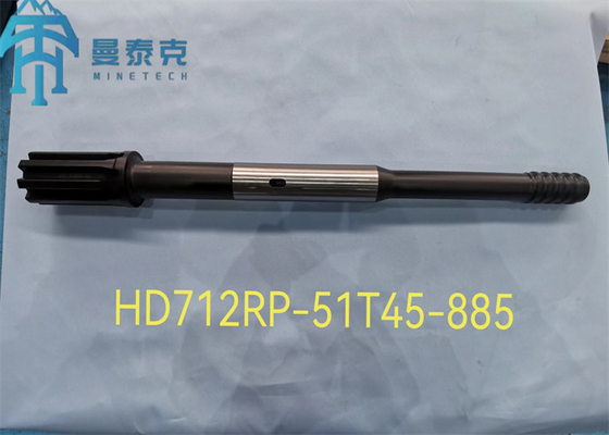 Thread T38 Shank Adapter for Tunneling Top Hammer Drill Tools with 380mm Length for Drifting and Tunneling Applications (Adattatore di fune di filo T38 per il tunnelismo)