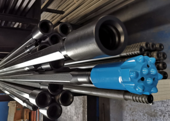 Stabile e resistente T51 thread drill rod per operazioni di perforazione in roccia pesante
