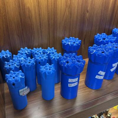 7 11 Degree Tapered Button Drill Bits Threaded Buttons Hard Rock Drilling Bit