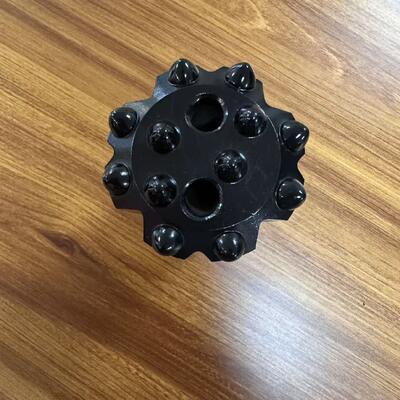 Punta a bottone con filettatura T38 da 64 mm per estrazione di esplosivi, calcare e marmo