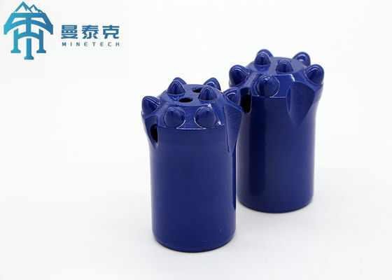 Punta a bottone conica ad alta efficienza con diametro 34mm e lunghezza 50mm per perforazione su roccia dura