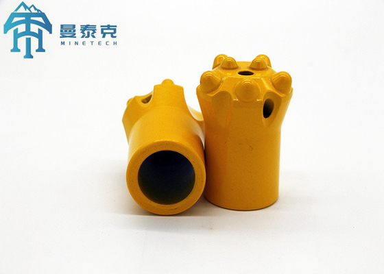 Perforazione di roccia Taper Button Bit Taper Broca 11° 7 Studs per l'estrazione