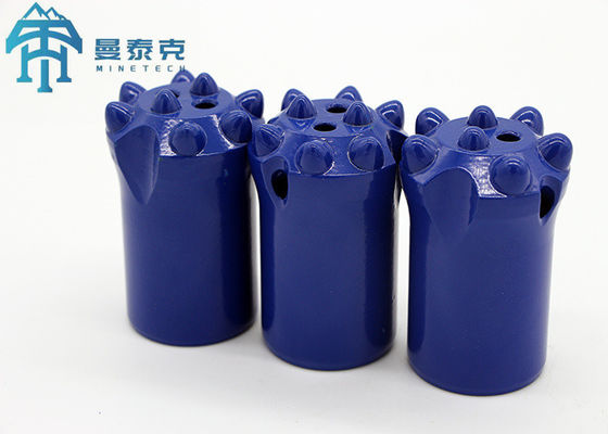 Buttone coniato di precisione Short Skirt Carbide Steel Drill Bit con bottone personalizzato numero 7°/11° coniato