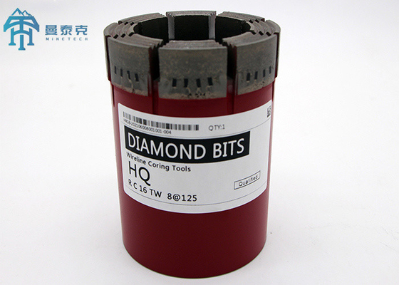 Uso estraente geologico di NQ2 50mm Diamond Core Drill Bit NQ