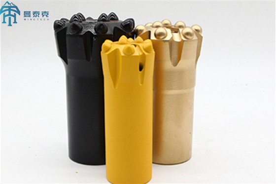 Pezzi di roccia del carburo del filo T38 76mm 13 bottoni normali