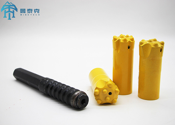 Colore su misura ad alta resistenza della punta di perforazione della roccia dell'acciaio legato R28 35mm