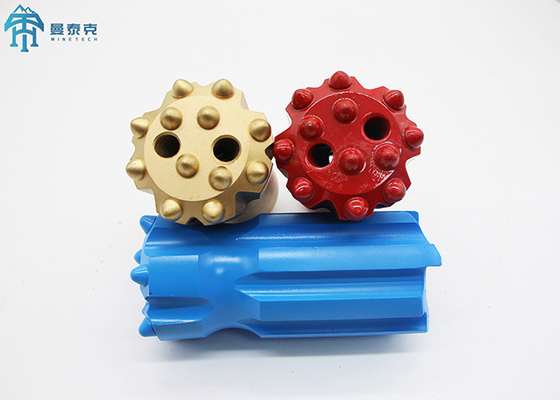 T45 Jumbo Retract Button Bit Trattamento termico Acciaio legato ad alta resistenza