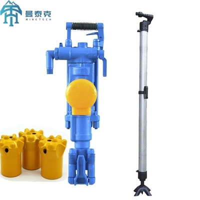 Martello pneumatico pneumatico per gambe YT27, martello demolitore portatile, mini perforatrice per roccia mineraria