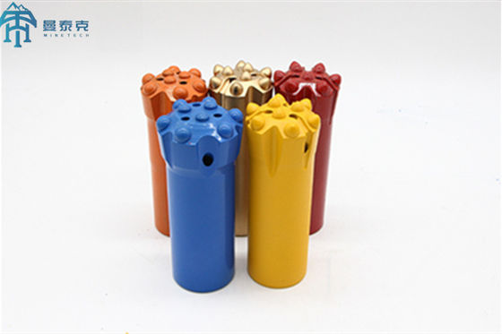 Rock Drilling Tools R32 48mm Threaded Button Bit With Heat-treatment
