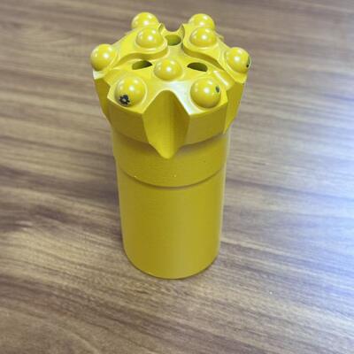 Punta Botton con Filettatura R28 da 38mm di Alta Qualità per Ingegneria Mineraria e di Gallerie