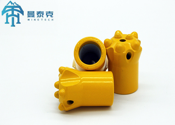 Bits di perforazione per roccia in acciaio carburo personalizzabili con bottoni 5/6/7 Diversi colori 7°/11° angolo conico