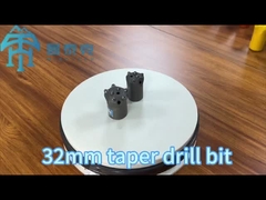 Perforazione di piccoli fori con foratura a bottone conica con carburo sferica